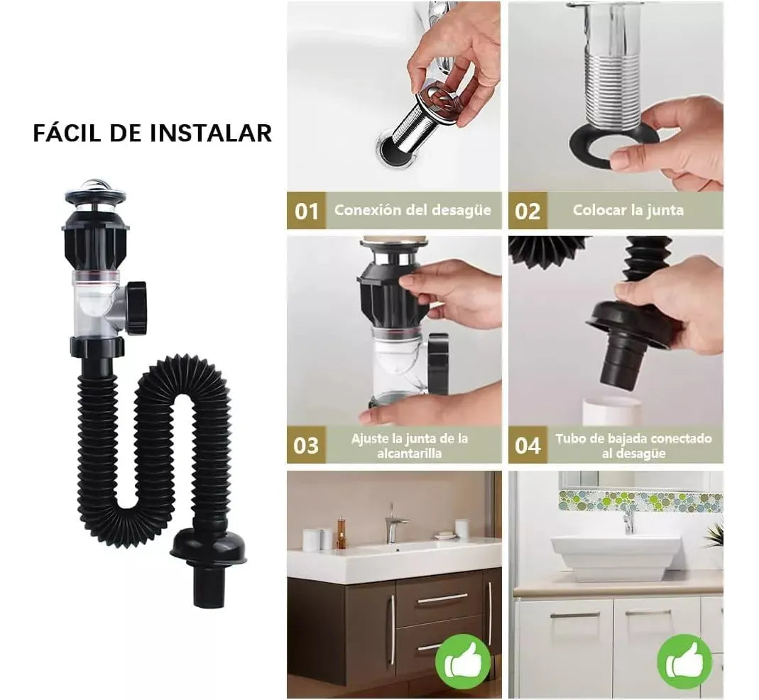 Cespol Zero Olores Elimina Olores e Insectos y manten tu Baño Fresco por Semanas